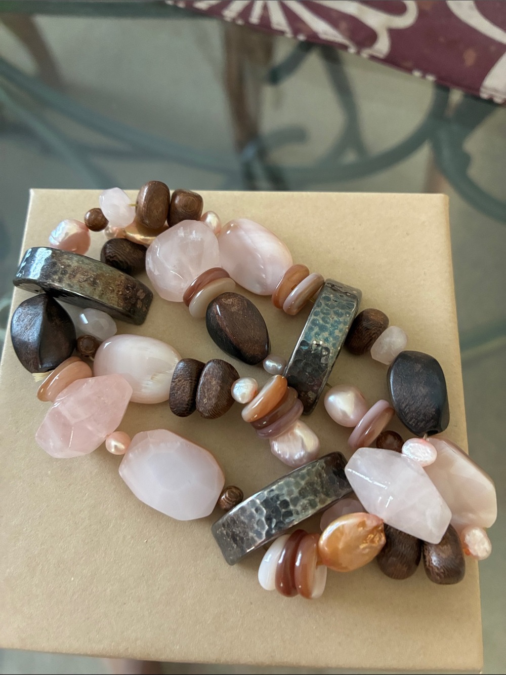 Silpada stretch bracelet Tarnished sterling silver.  priced accordingly.